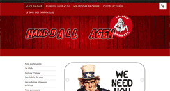 Desktop Screenshot of handballagen.com